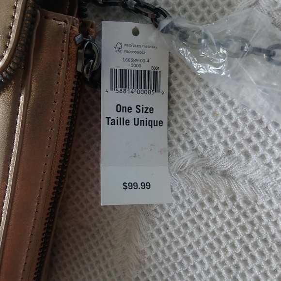 🆕 Banana Republic Gold Crossbody - Picture 3 of 8